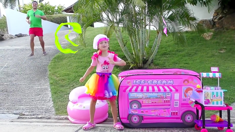 ماجراهای سوفیا کوچولو - اپیزود 41 - بازی پرنسس سوفیا و بابایی در بستنی فروشی